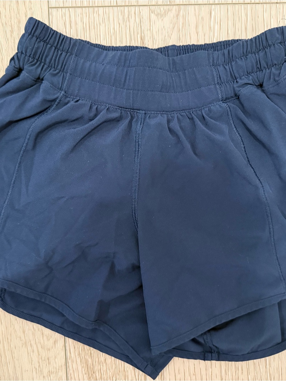 lululemon athletica Navy Athletic Shorts with Elastic Waistband
